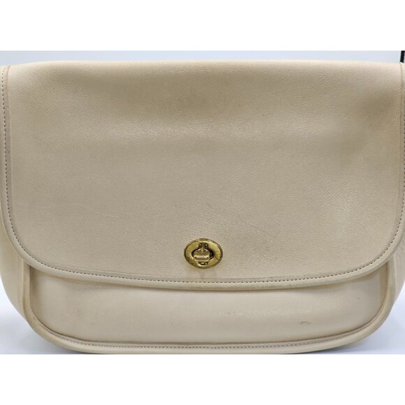 Vintage Coach Women's Bone Leather City Bag 9790 Crossbody Shoulder Bag 2419 - Picture 13 of 13